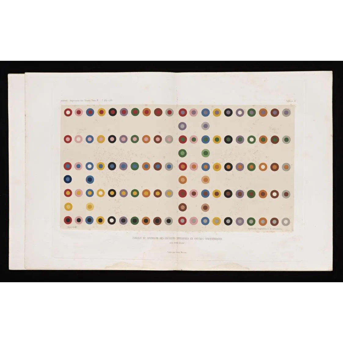 19th Century Dot Pattern Silk Scarf