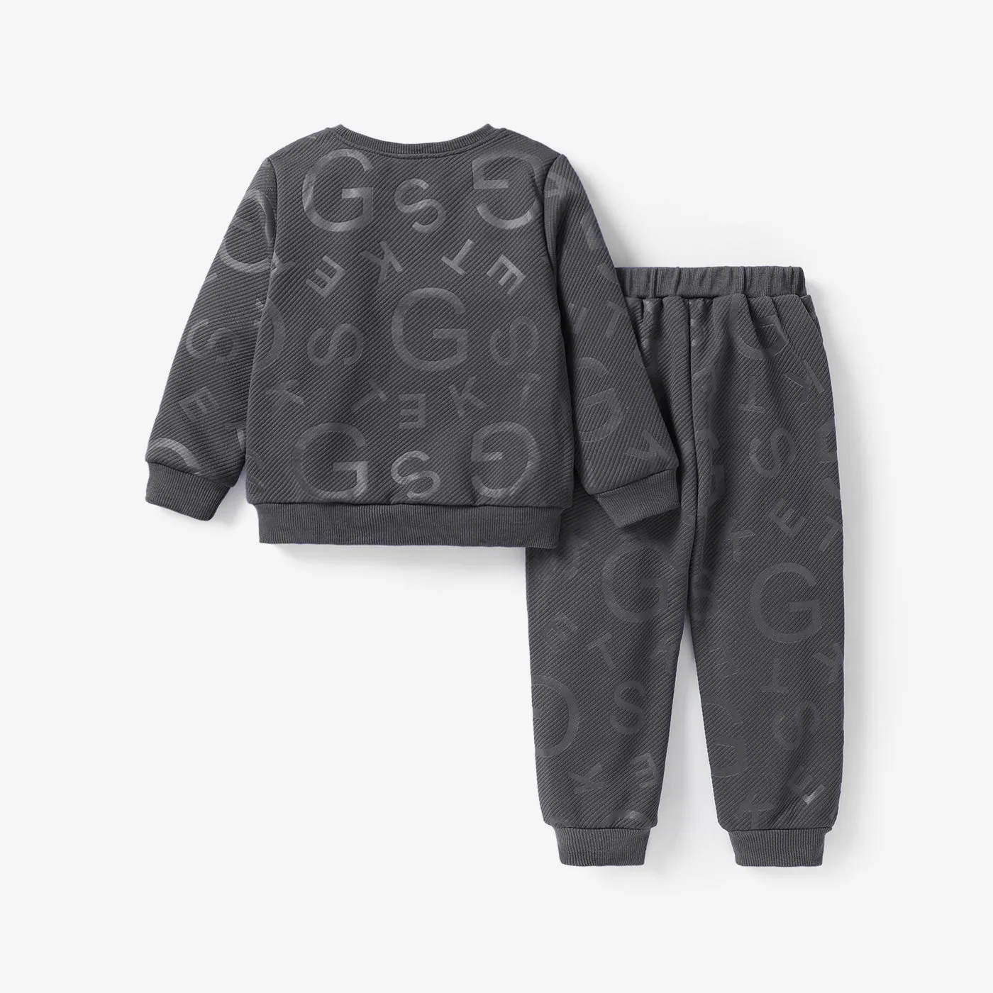 2pcs Toddler Boy Casual Letter Set