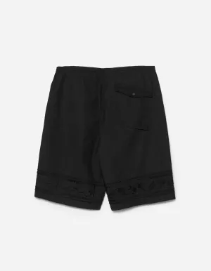 5239 Thar Desert Loose Snoshorts Black