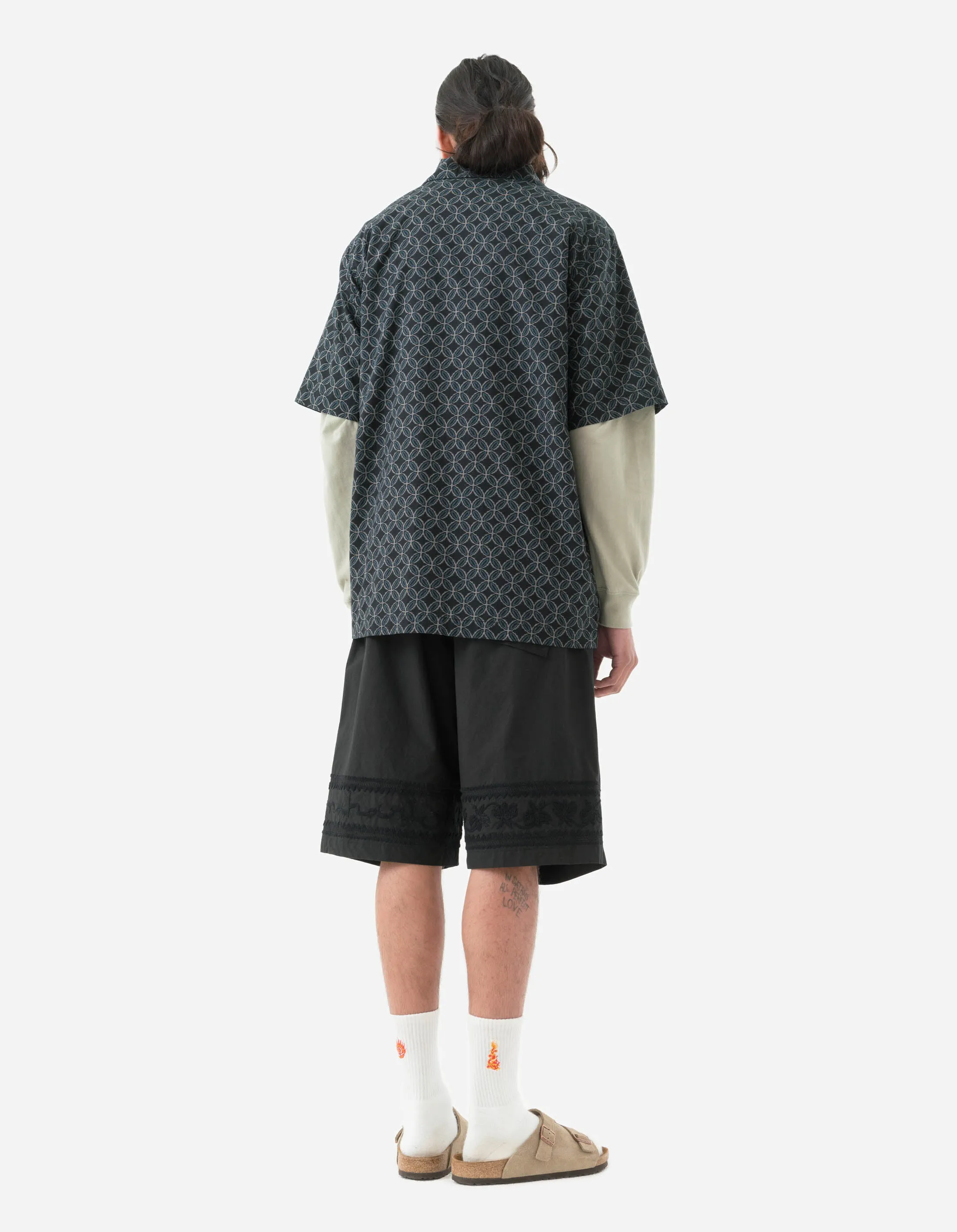 5239 Thar Desert Loose Snoshorts Black