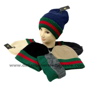Adults Trendy Thermal Beanie Hats Wholesale