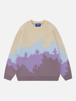 Aelfric Eden Pixel Patchwork Sweater