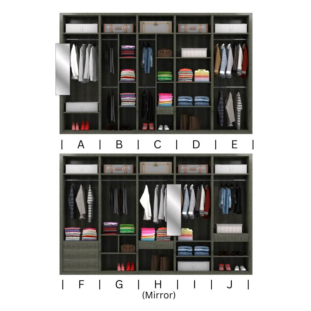 Aldona Modular Wardrobe W14