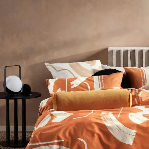 Arden Apricot Quilt Cover Set by Linen House