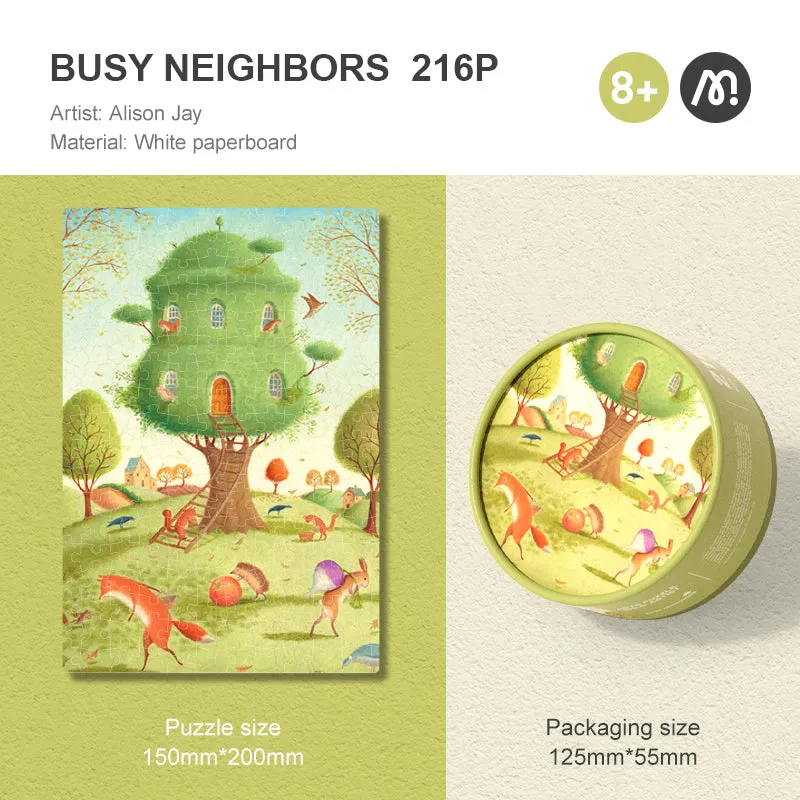 Arts Puzzle Wild Artist: Busy Neighbours [ 216P ]