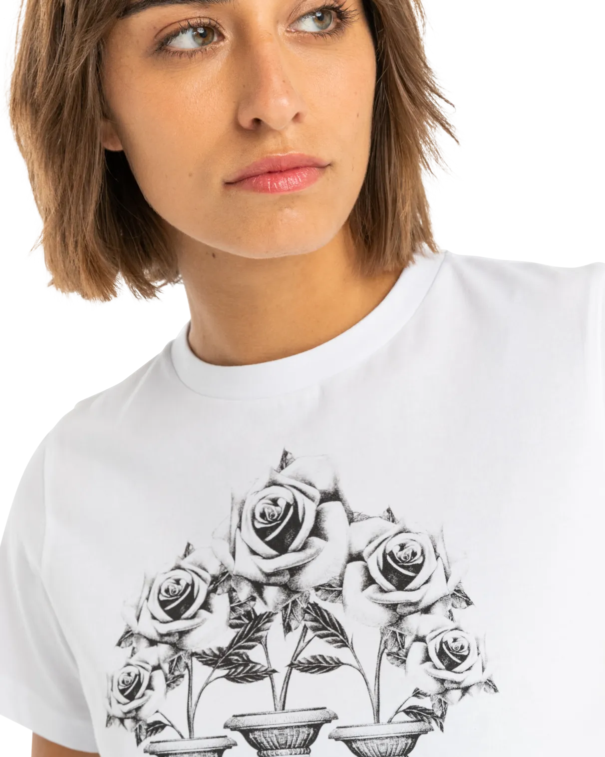 Benj Bouquet T-Shirt in Antique white