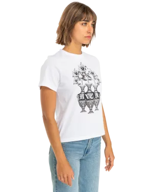 Benj Bouquet T-Shirt in Antique white