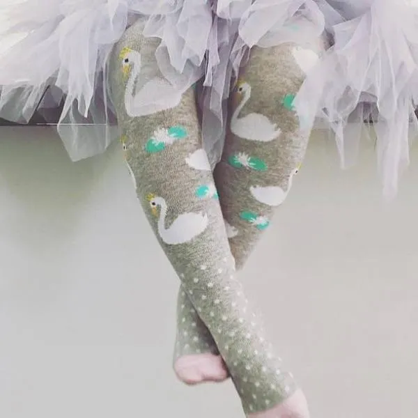 Billy Loves Audrey - Tights - Swan