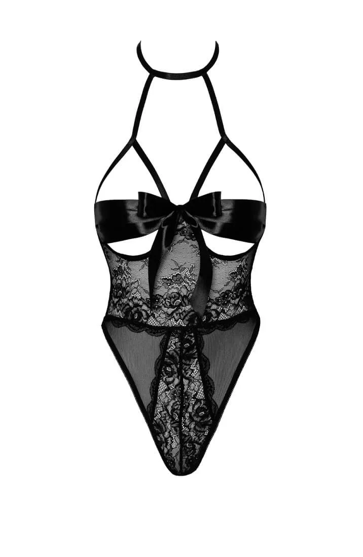 Black bow bodysuit - Lover's Gift
