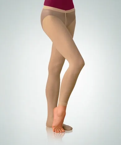 Body Wrappers Women's Low rise convertible dance tights