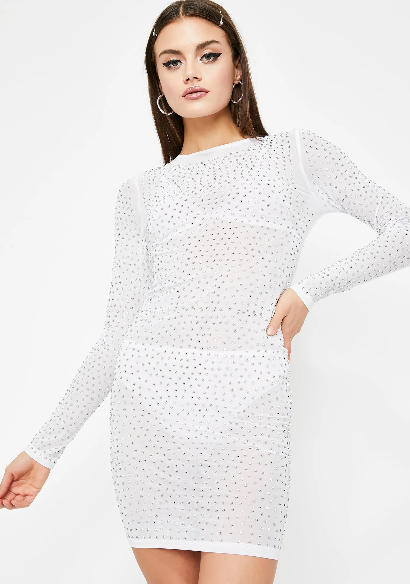 Boss Life Rhinestone Dress