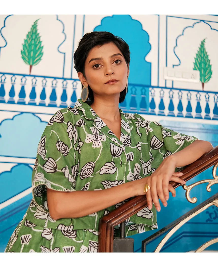 Botanical Vine Resort Shirt
