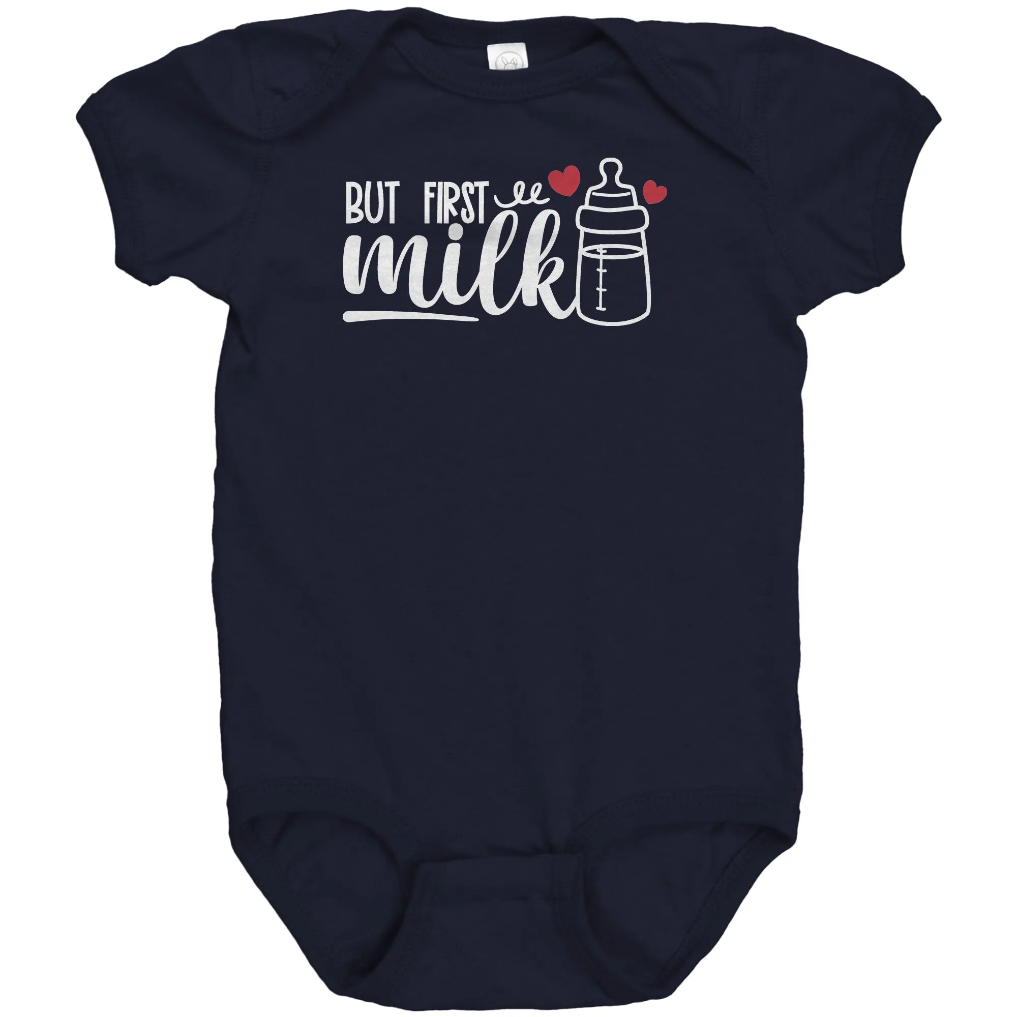 But First, MILK Baby One Piece Snap Bodysuit