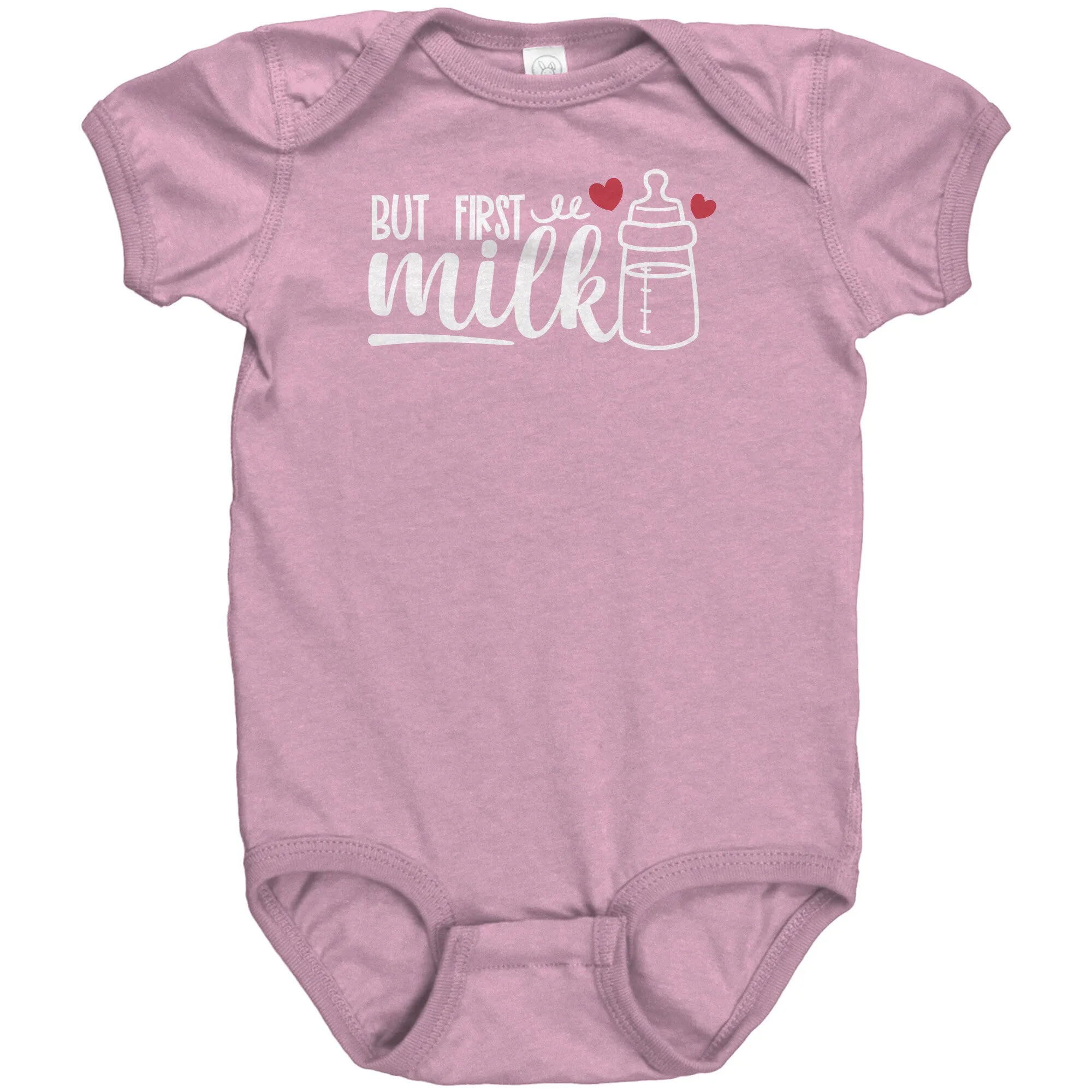 But First, MILK Baby One Piece Snap Bodysuit