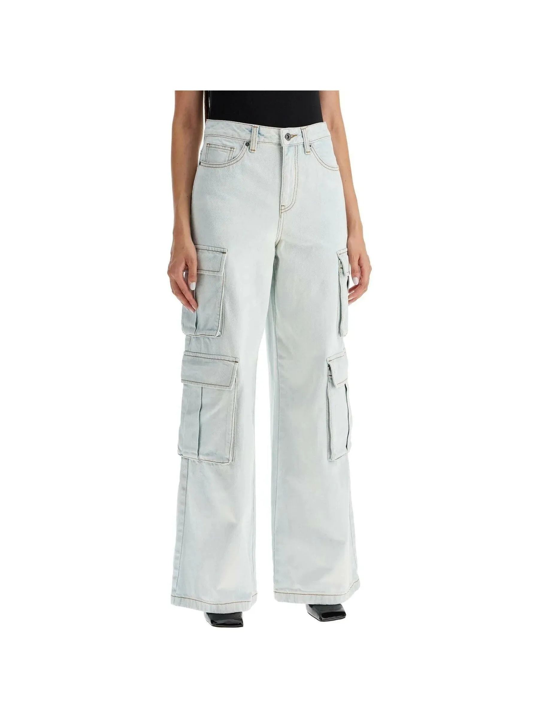 Cargo Jeans Denim Trousers