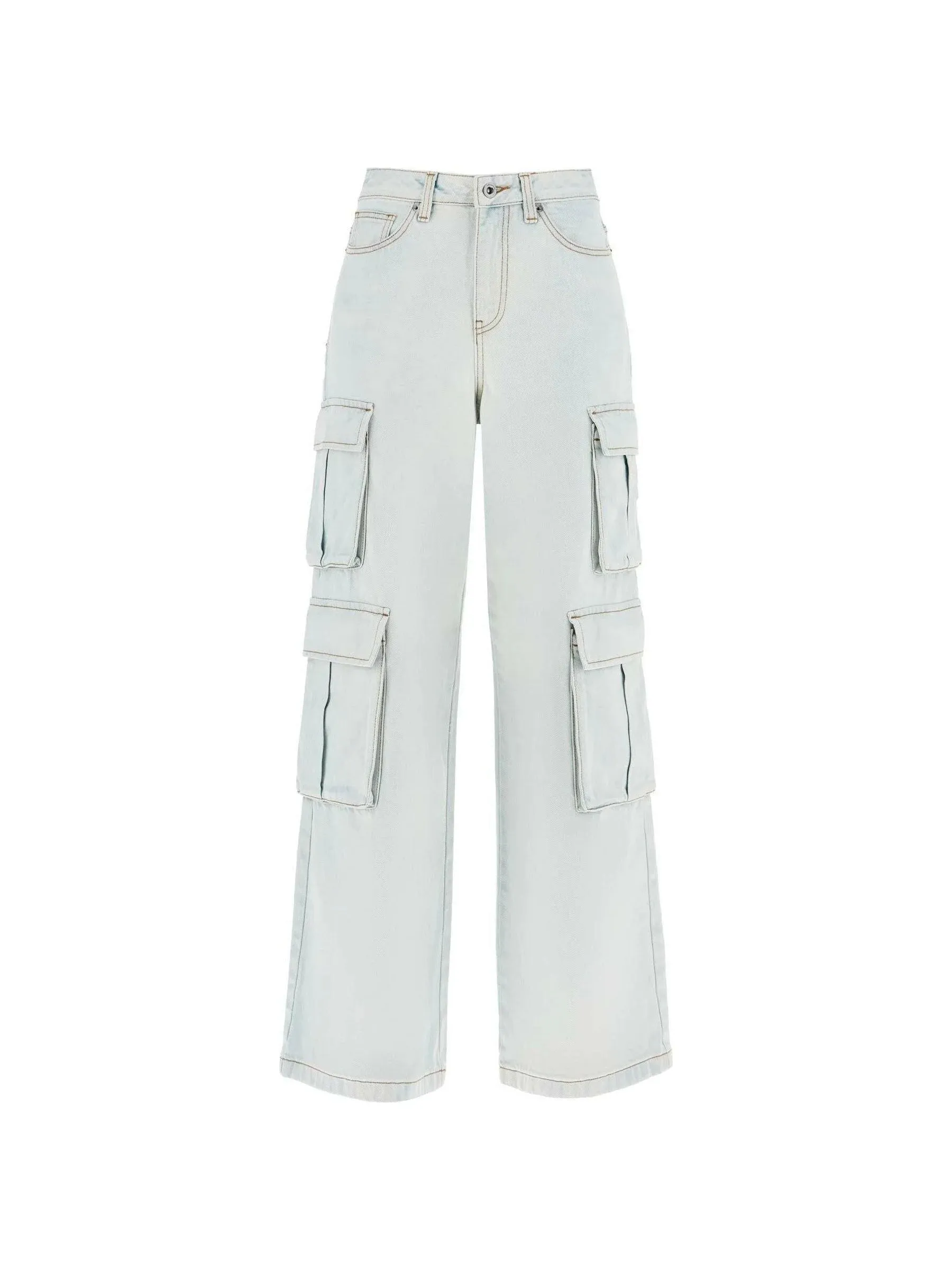 Cargo Jeans Denim Trousers