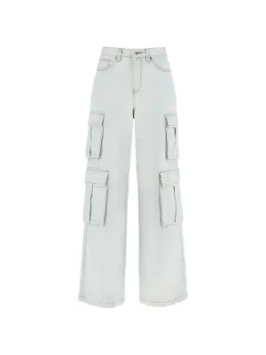 Cargo Jeans Denim Trousers