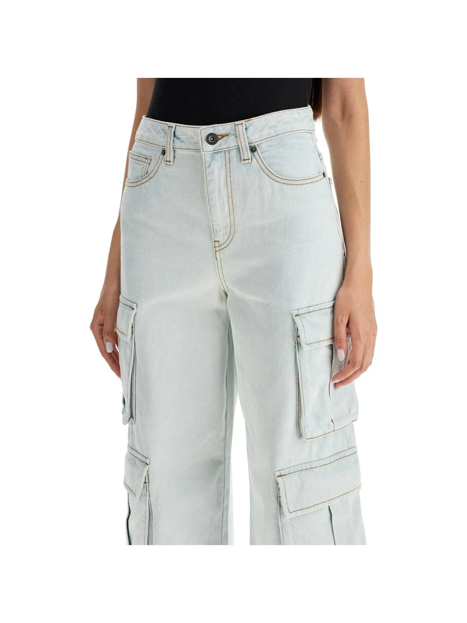 Cargo Jeans Denim Trousers