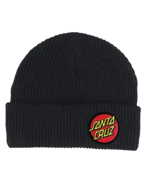Classic Dot Beanie in Black