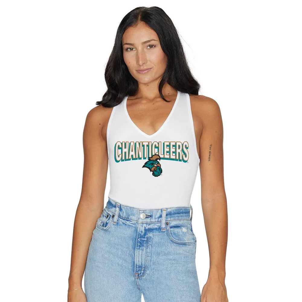 Coastal Carolina White Bodysuit
