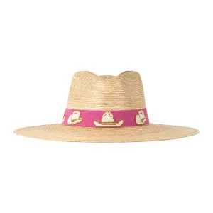 Cowgirl Embroidered Palm Hat