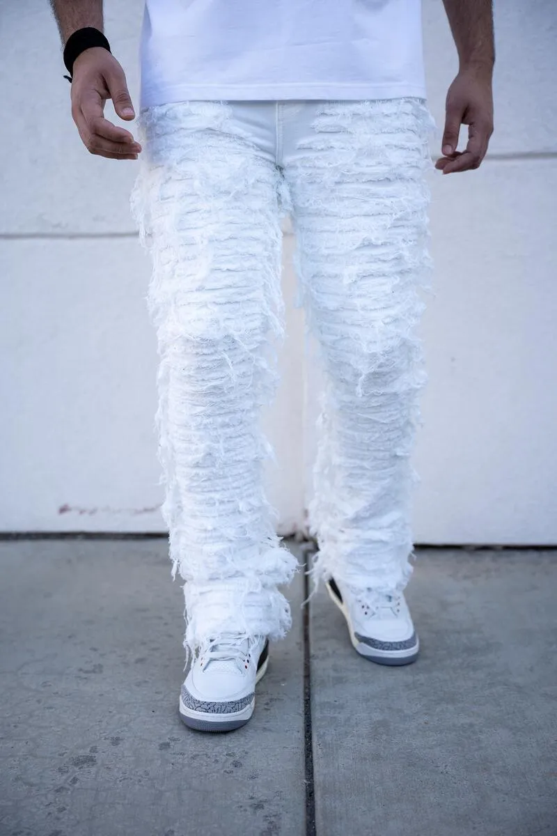 Damati ARTE STACKED PREMIUM DENIM (WHITE)