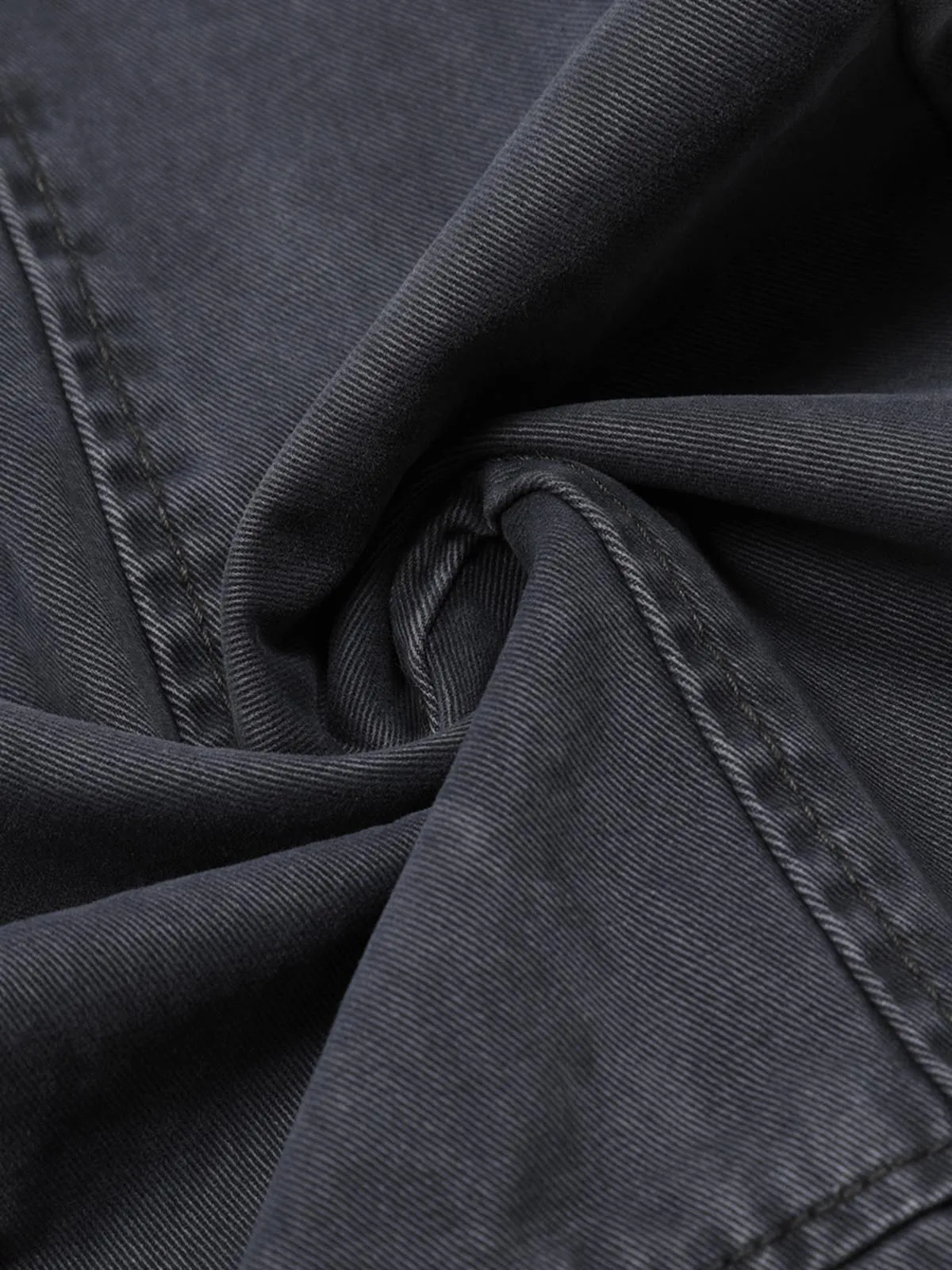 Deconstructed Split Straight Leg Jeans