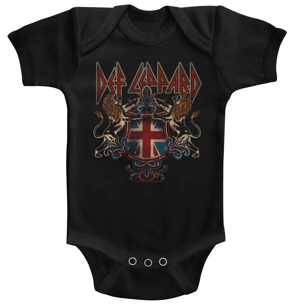 Def Leppard Defcrest Baby Bodysuit
