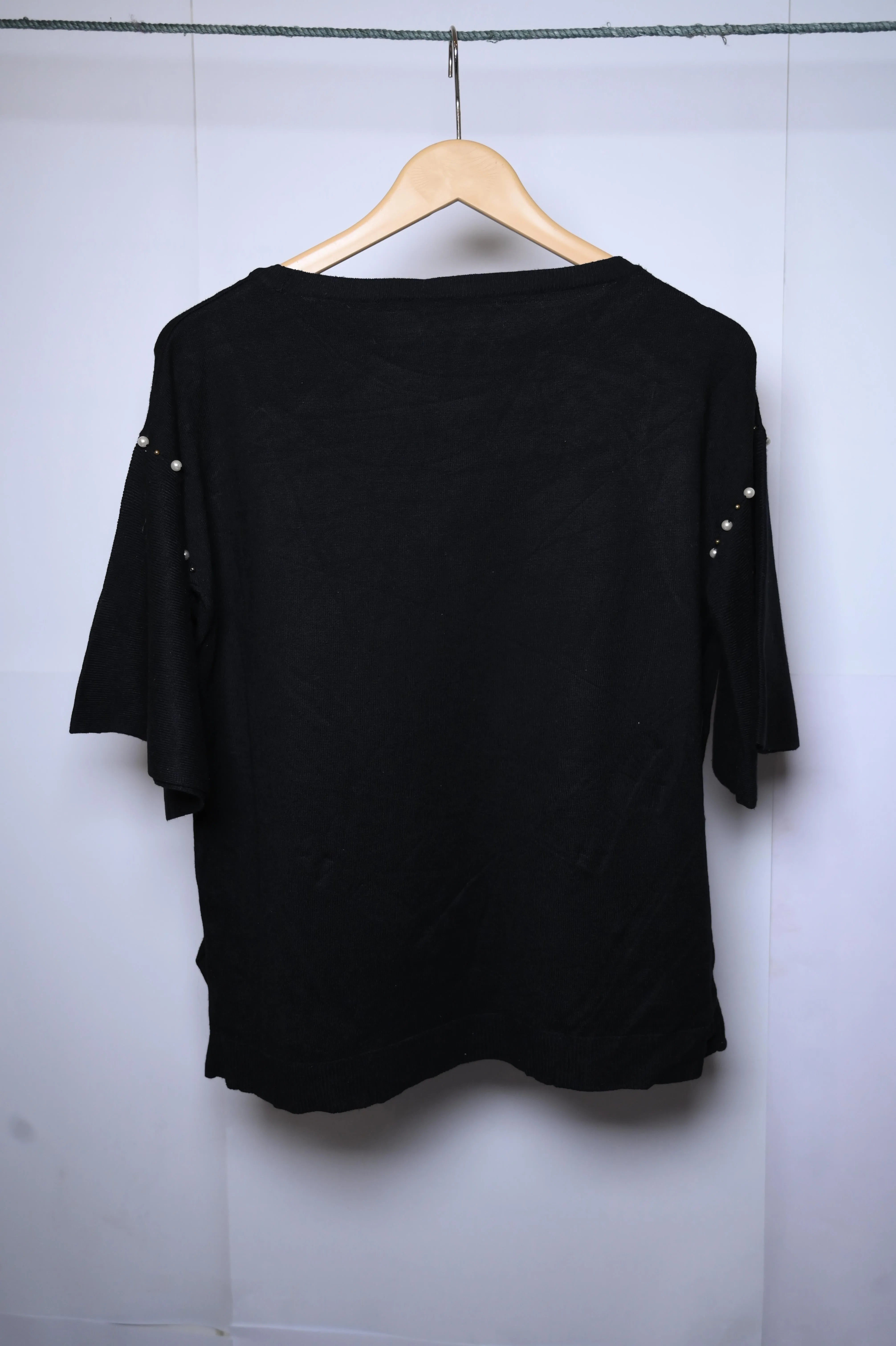 F&F Black Winter Blouse (Medium)