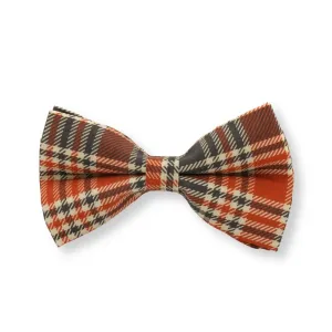 Fireplace Plaid Bow Tie