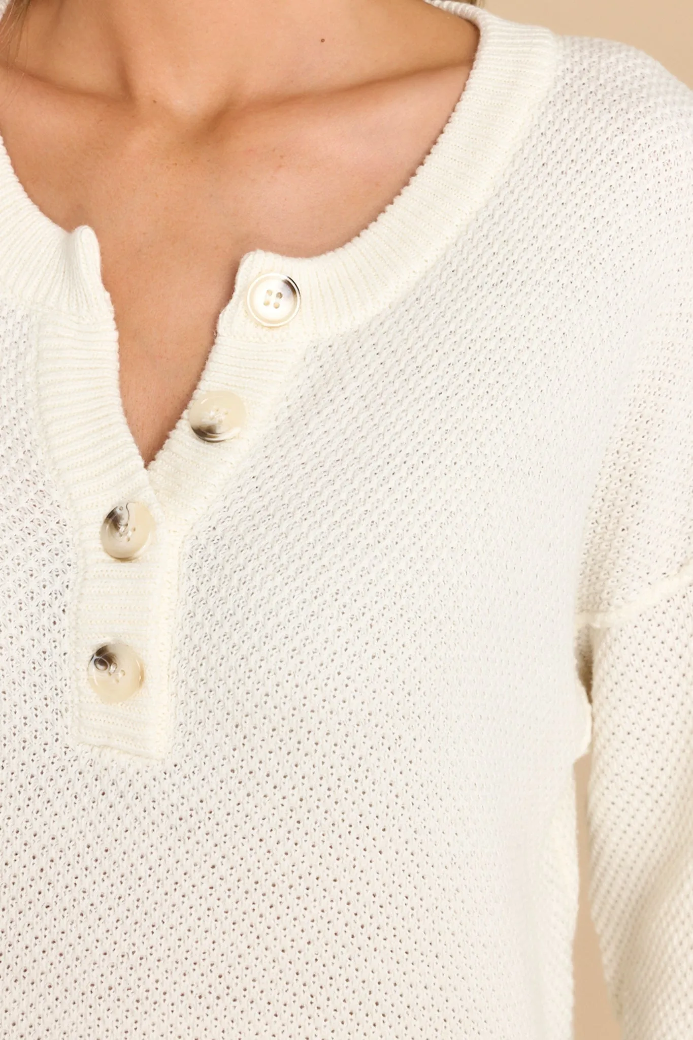 Fireside Chic Ivory Sweater
