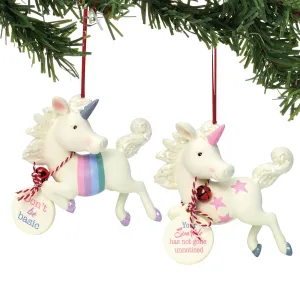 Flying Unicorn Ornament, 2a