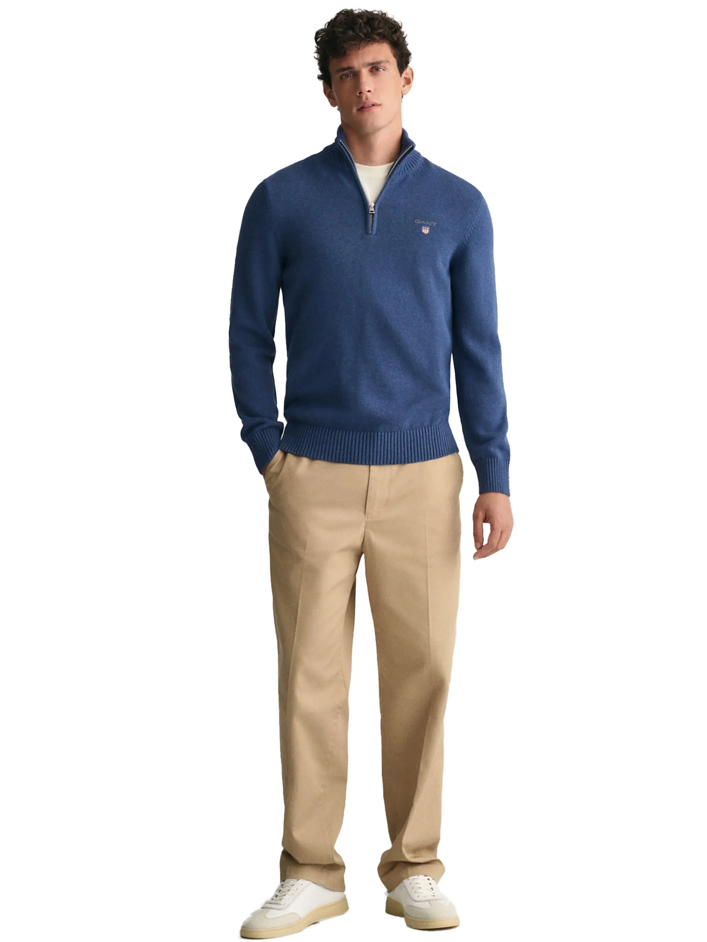 Gant | Mens Half Zip Sweatshirt