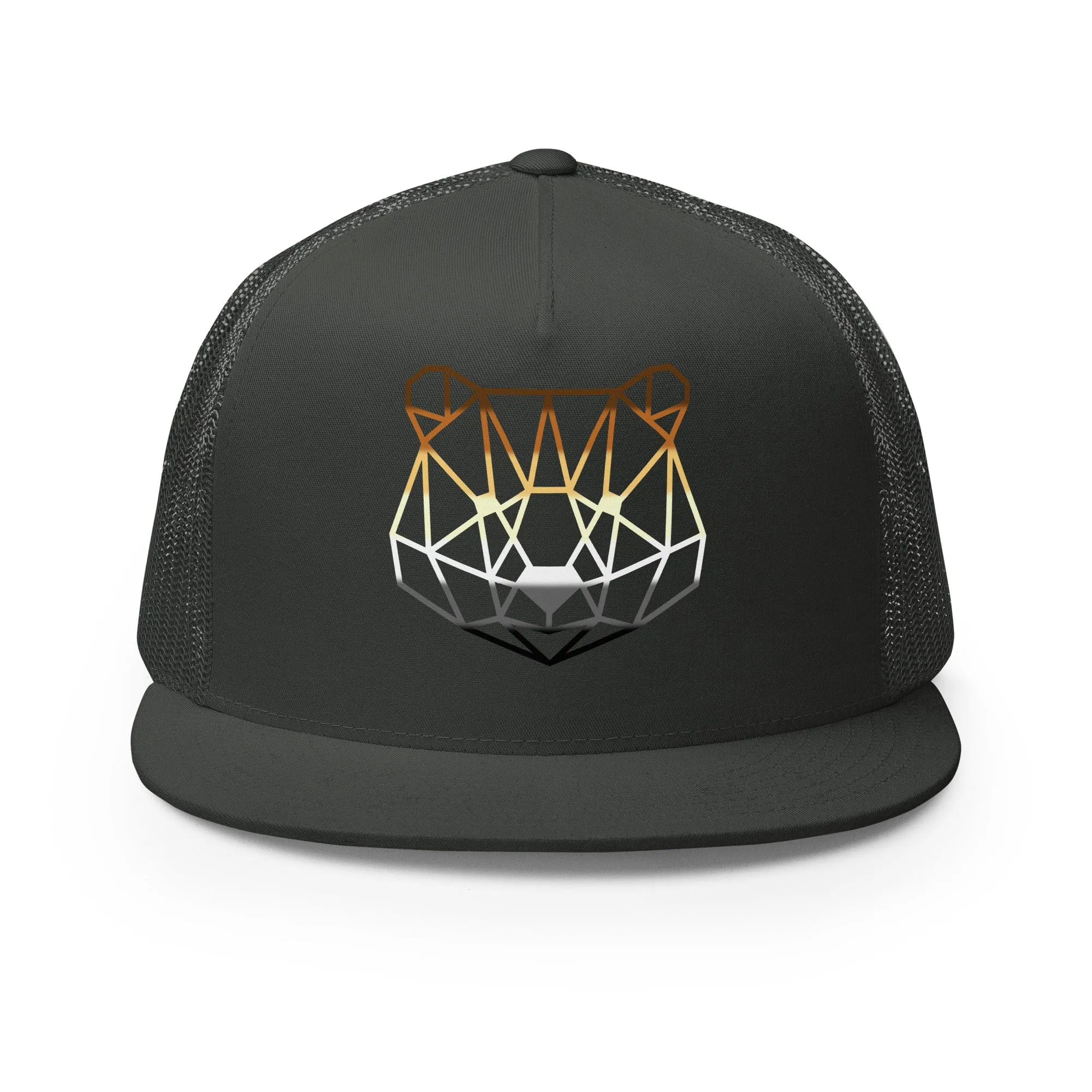 Gay Bear Geometric Art Trucker Baseball Cap Hat