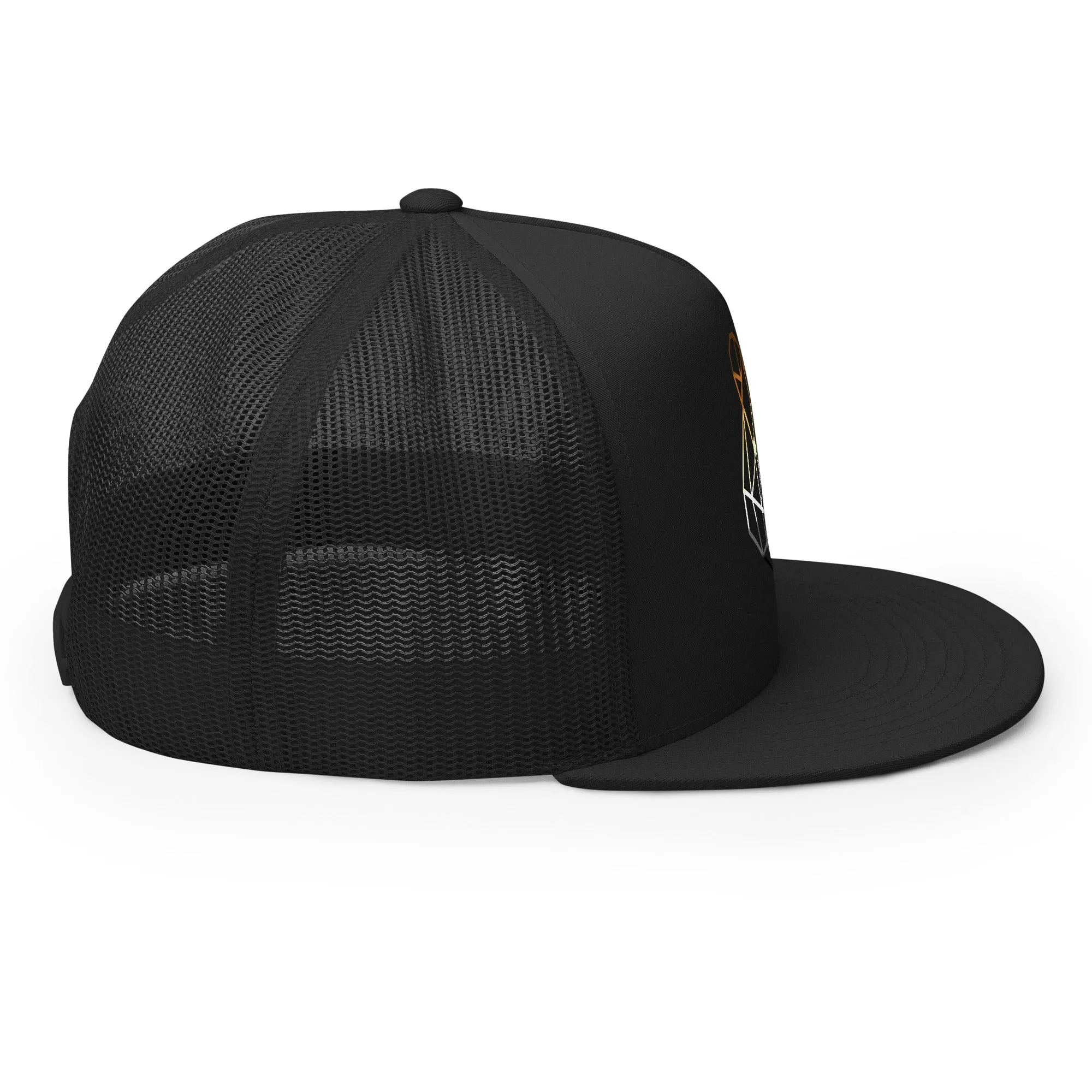 Gay Bear Geometric Art Trucker Baseball Cap Hat