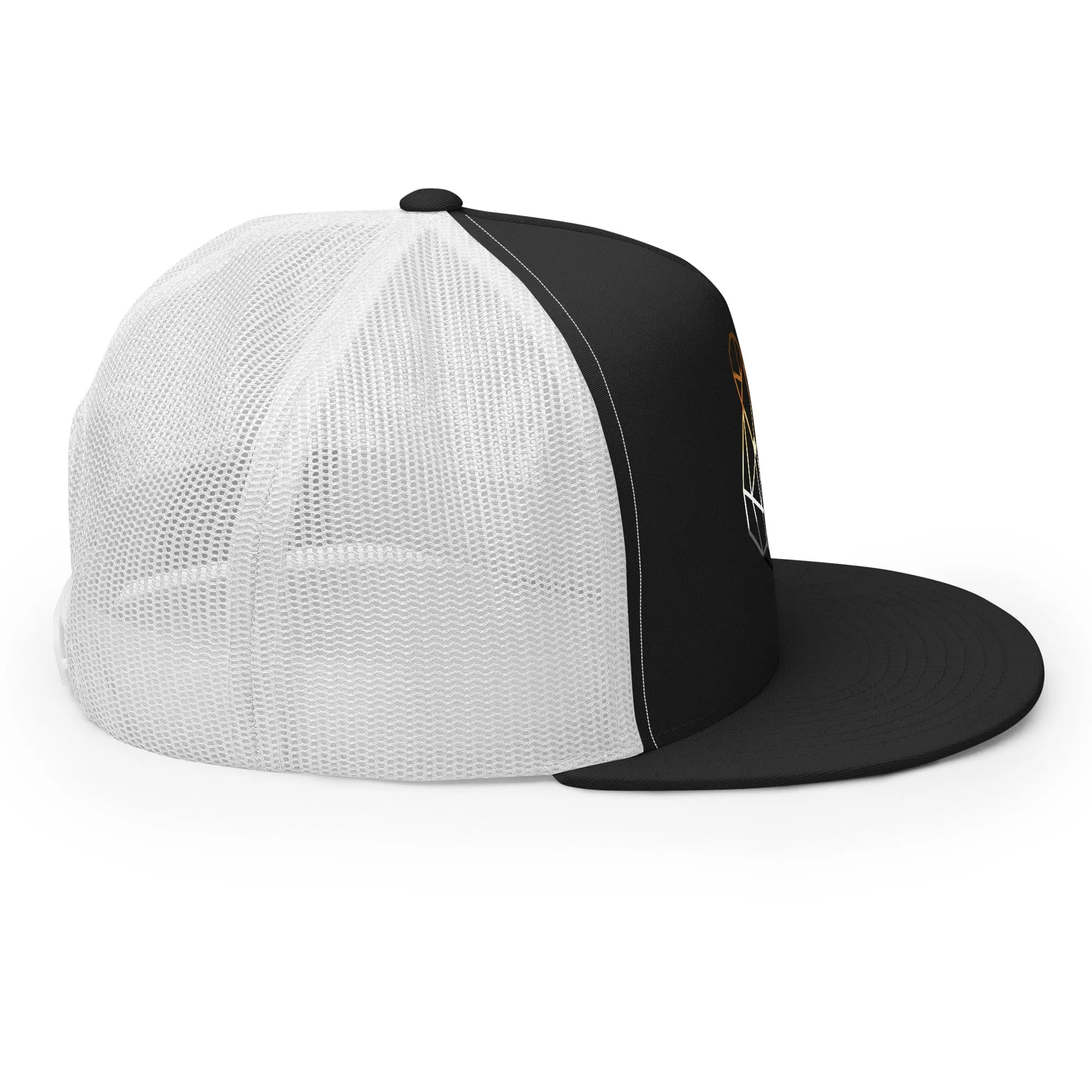 Gay Bear Geometric Art Trucker Baseball Cap Hat
