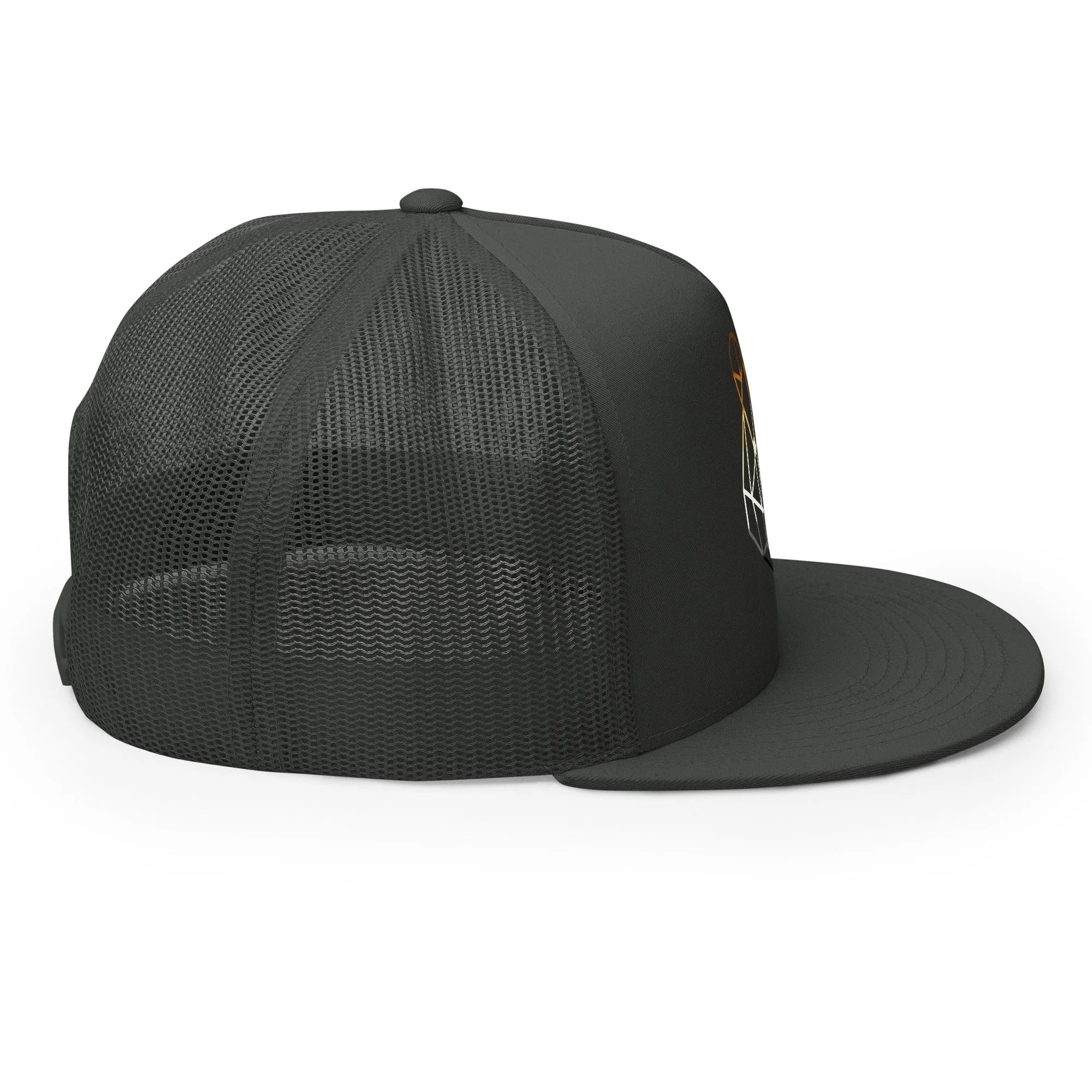 Gay Bear Geometric Art Trucker Baseball Cap Hat