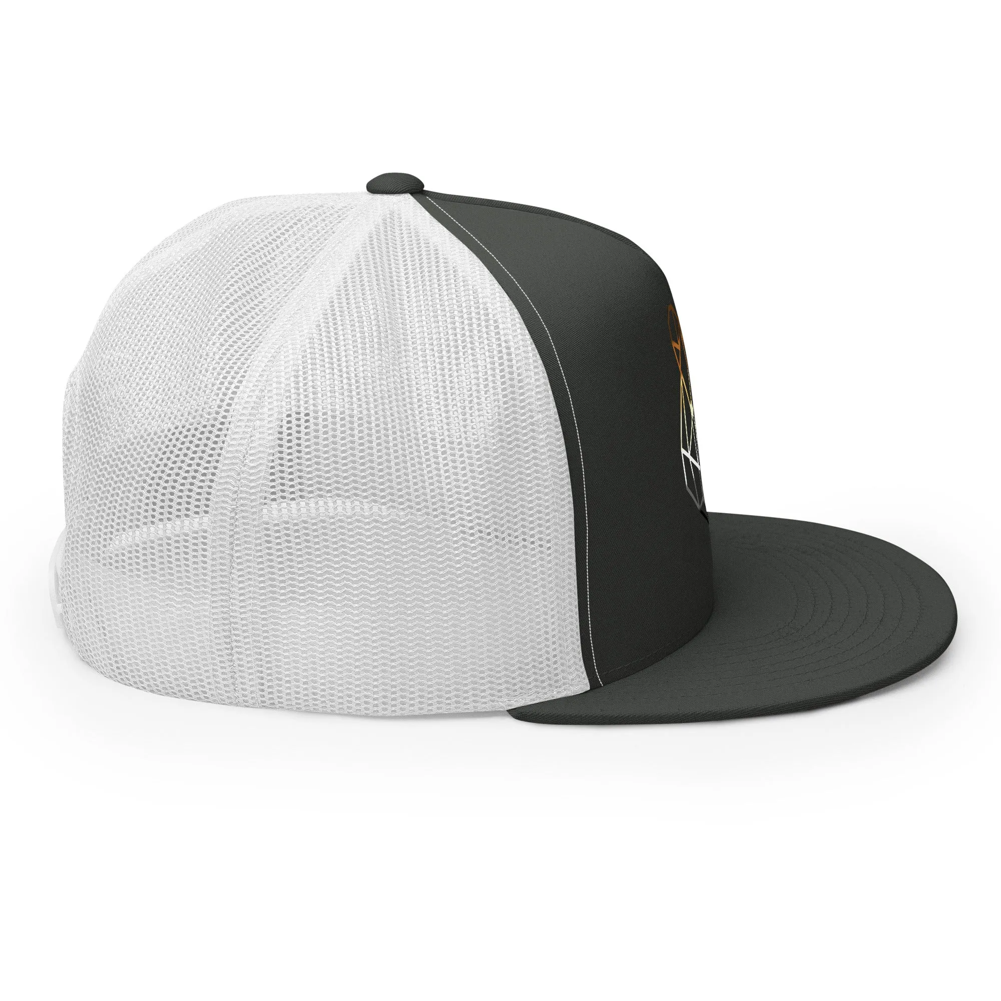 Gay Bear Geometric Art Trucker Baseball Cap Hat