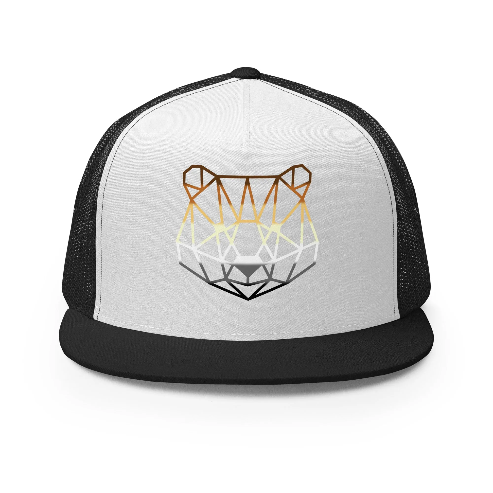 Gay Bear Geometric Art Trucker Baseball Cap Hat