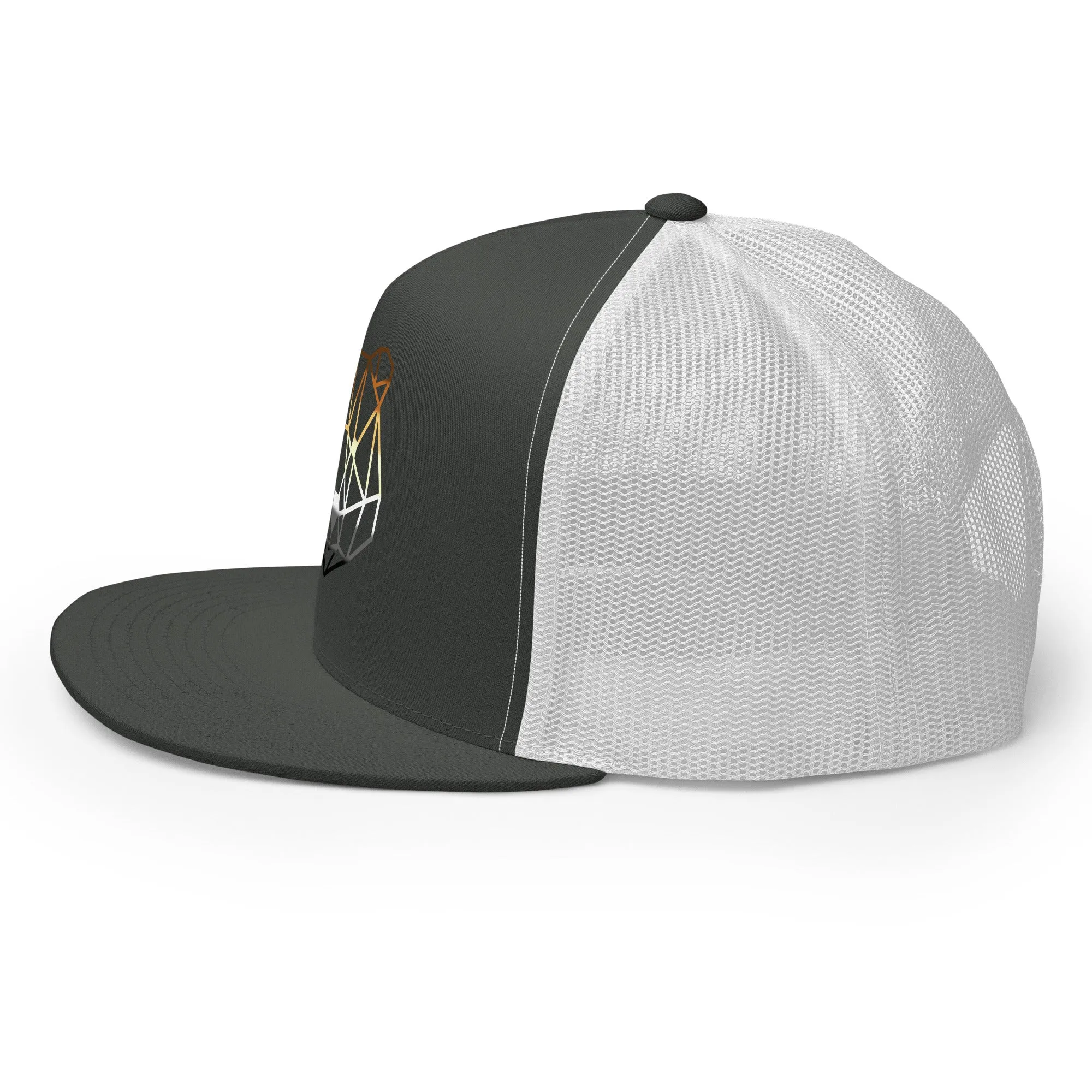 Gay Bear Geometric Art Trucker Baseball Cap Hat