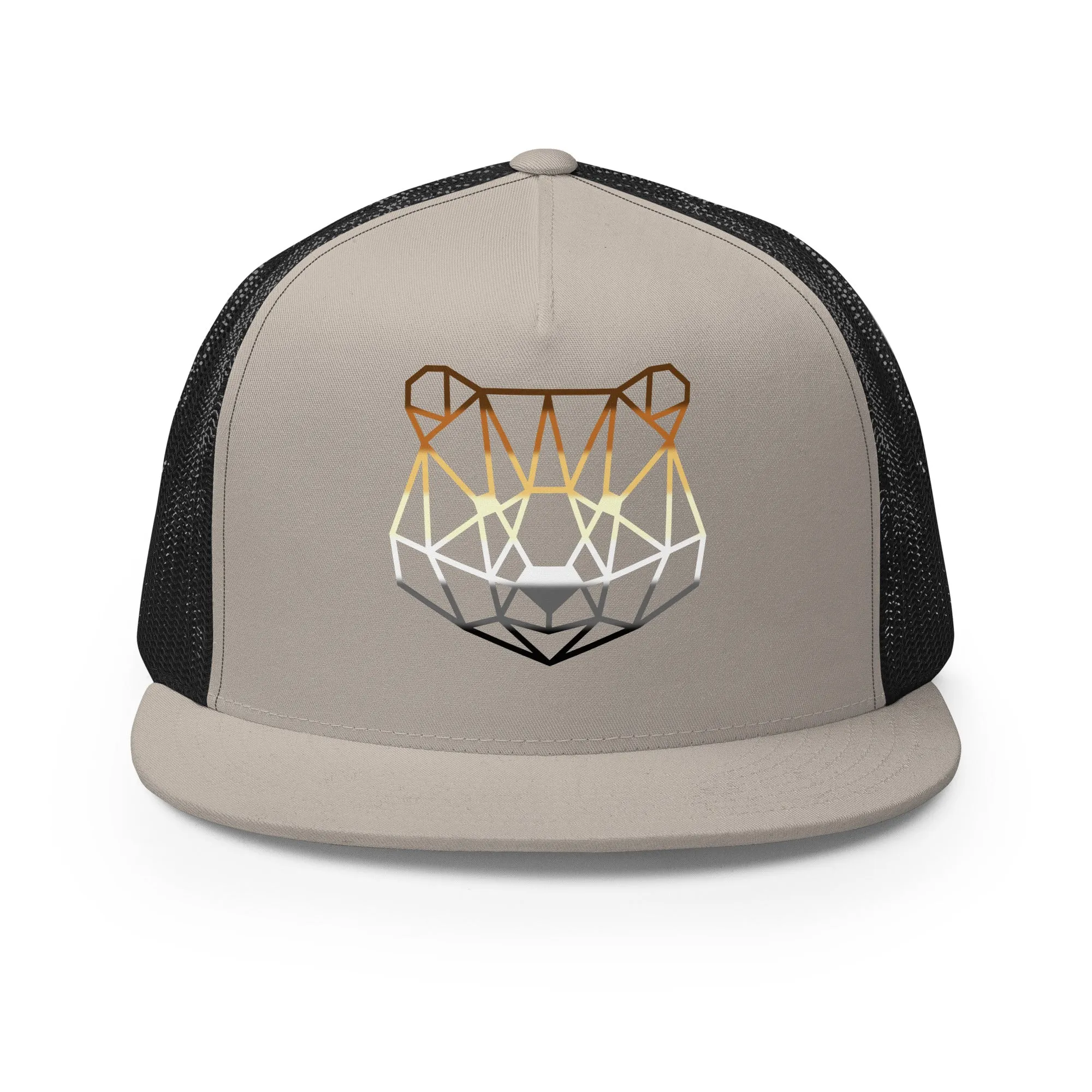 Gay Bear Geometric Art Trucker Baseball Cap Hat