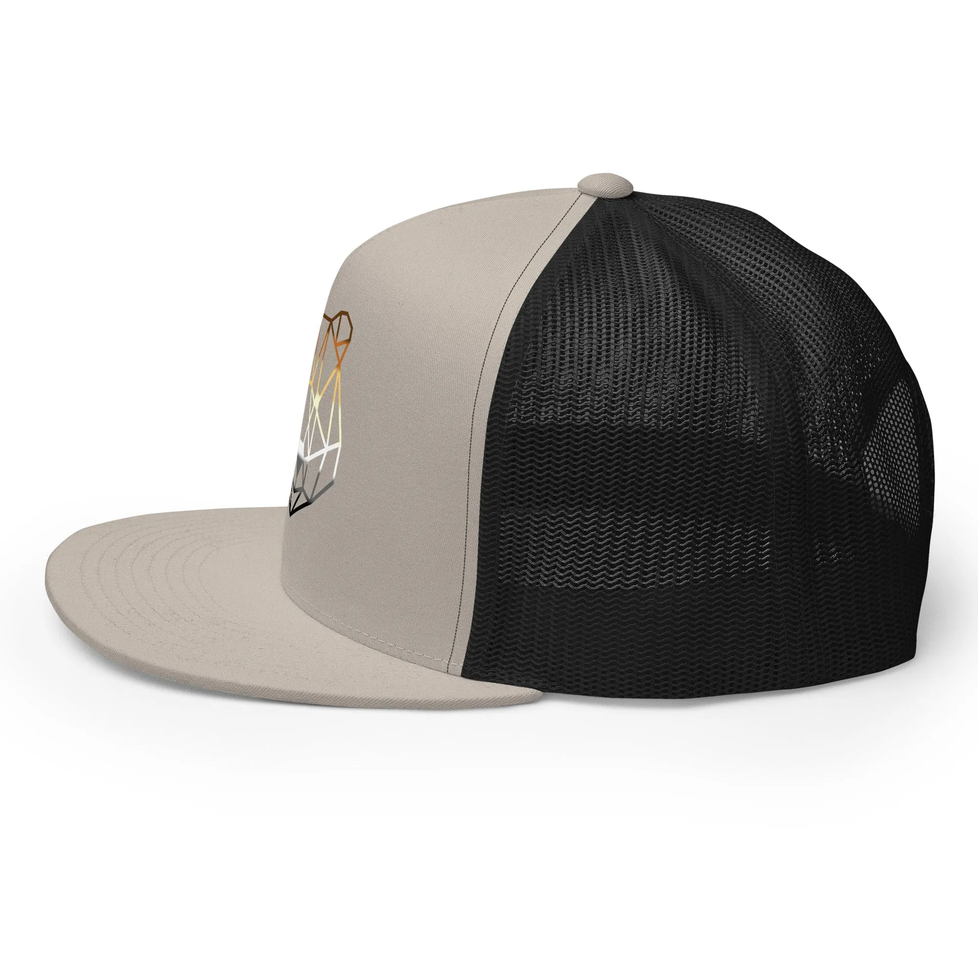 Gay Bear Geometric Art Trucker Baseball Cap Hat