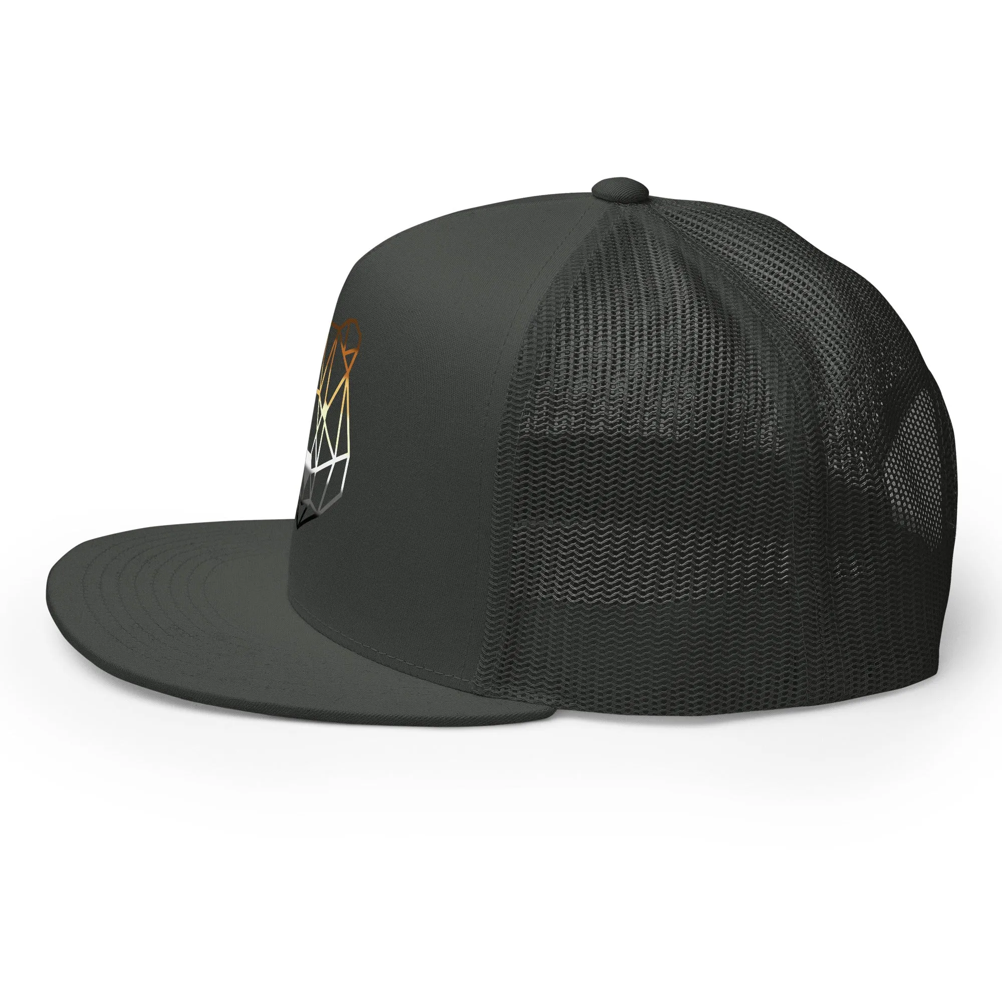 Gay Bear Geometric Art Trucker Baseball Cap Hat