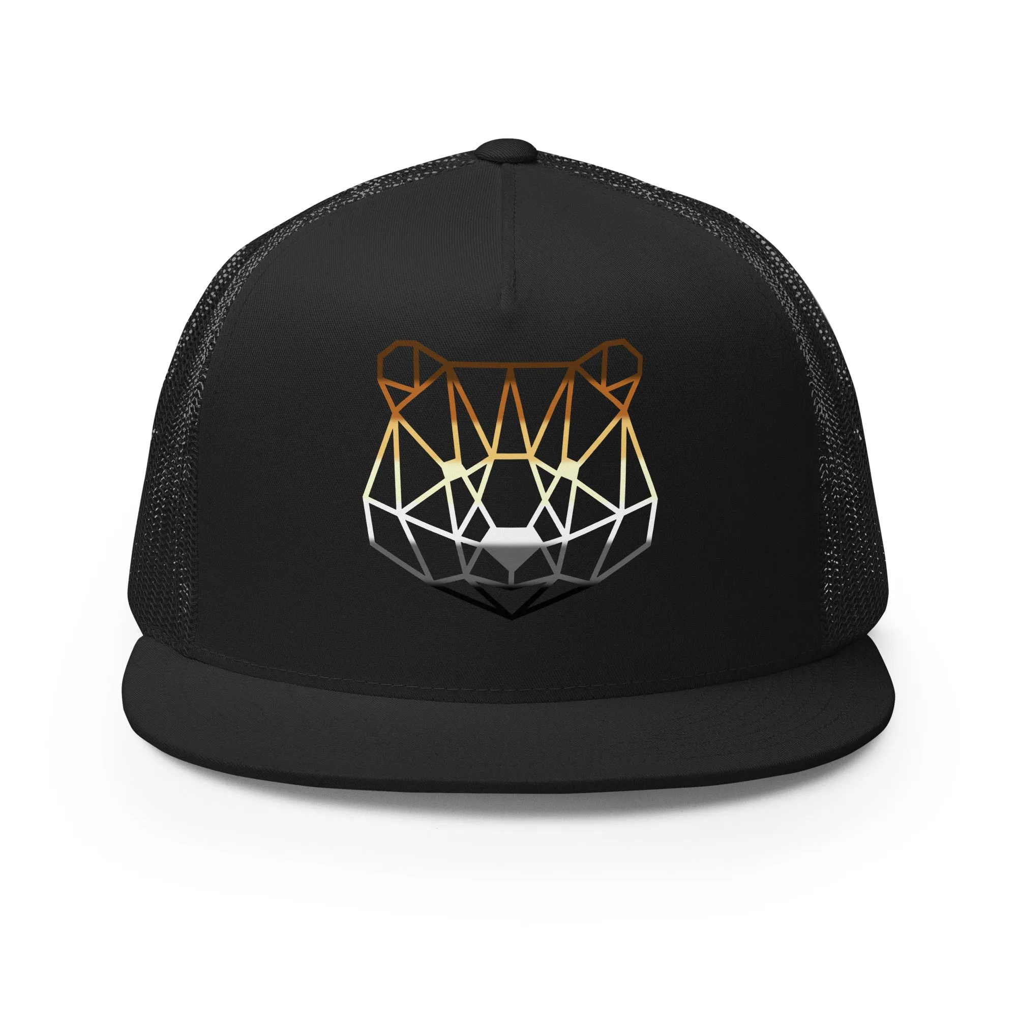 Gay Bear Geometric Art Trucker Baseball Cap Hat