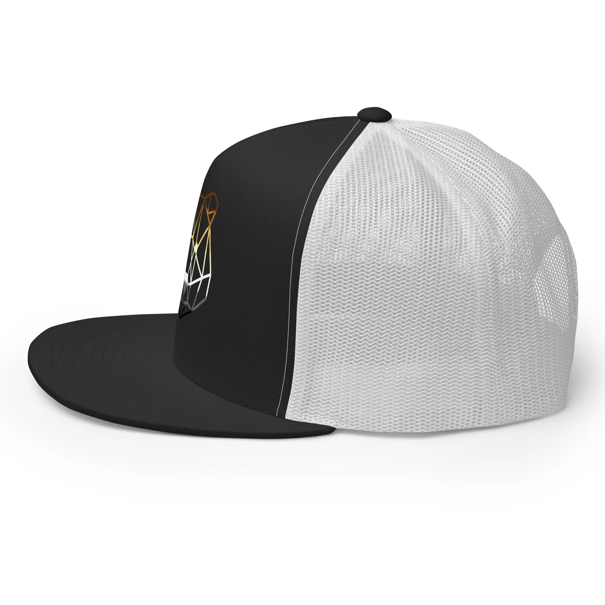 Gay Bear Geometric Art Trucker Baseball Cap Hat