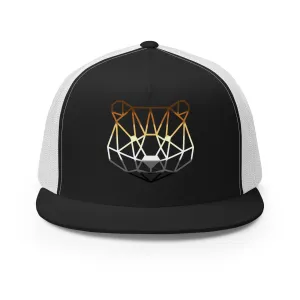 Gay Bear Geometric Art Trucker Baseball Cap Hat