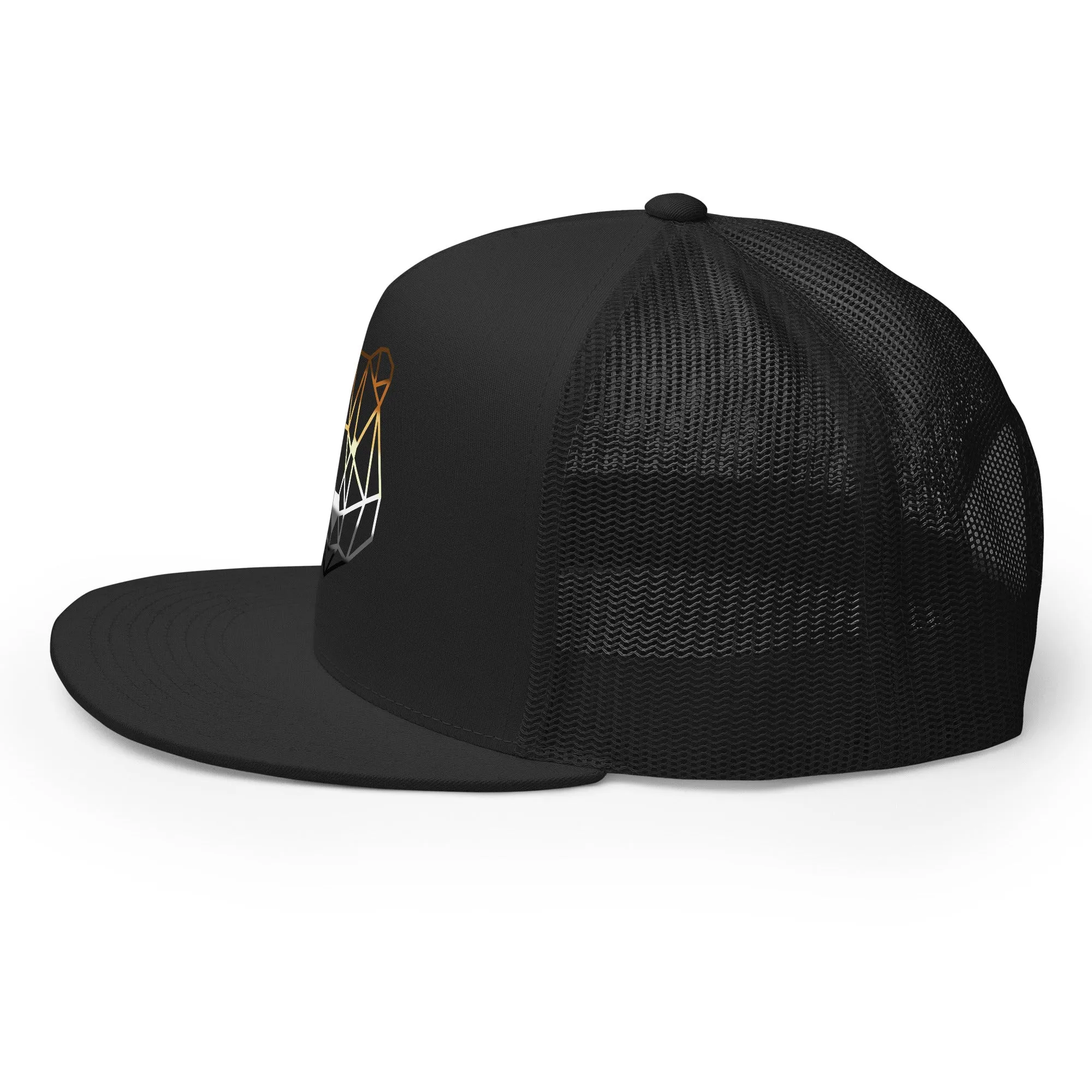 Gay Bear Geometric Art Trucker Baseball Cap Hat