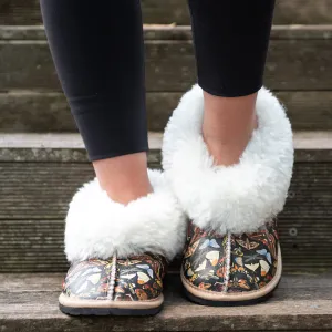Genuine Leather Sheepskin Slippers - Bugs