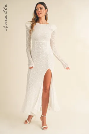 GIULIA SEQUIN MIDI DRESS