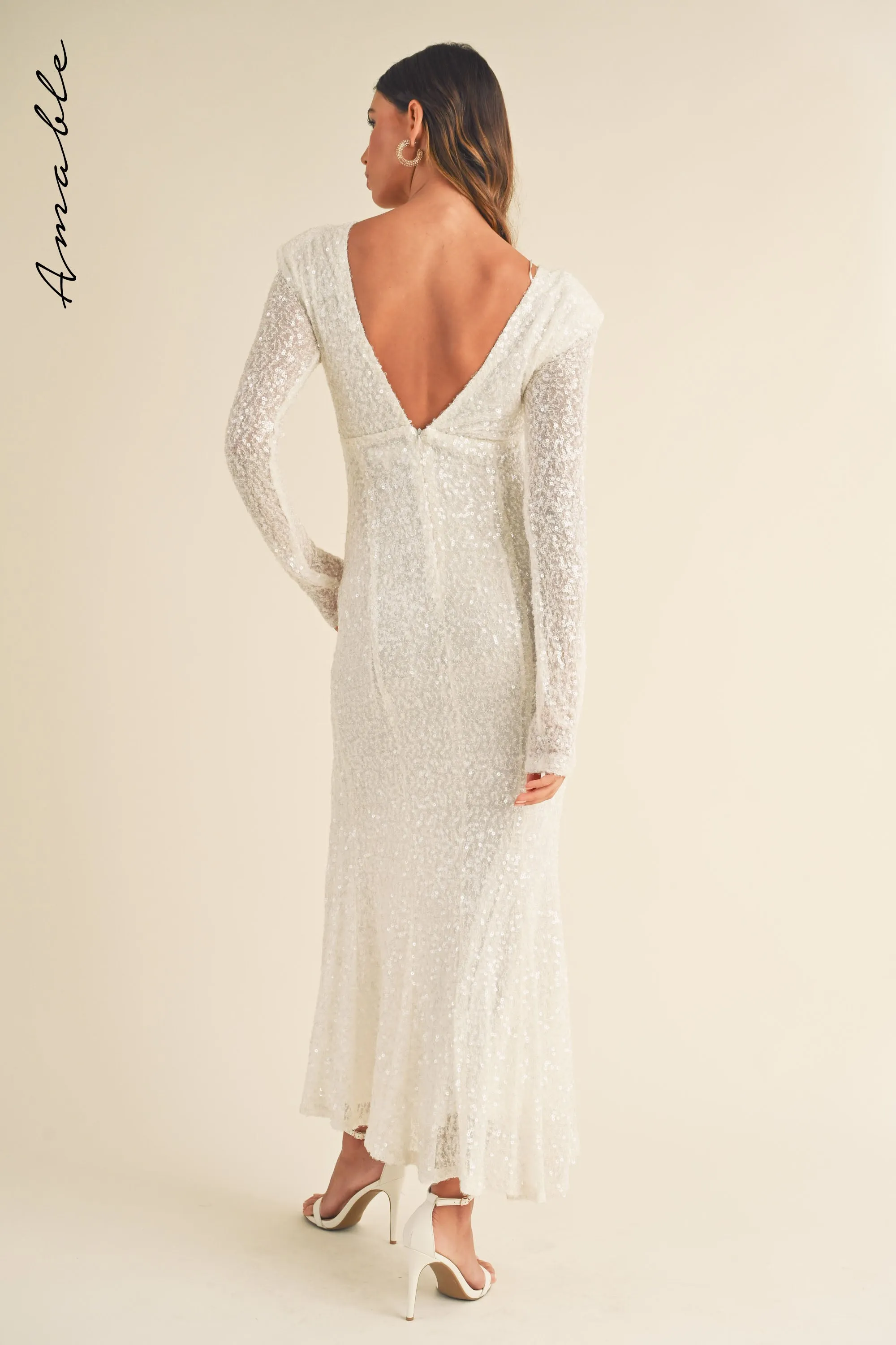 GIULIA SEQUIN MIDI DRESS